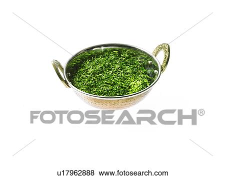Studio shot of Parsley Flakes in pan on white background View Large Photo Image Stock Photo - Studio shot of Parsley Flakes in pan on white background. Fotosearch