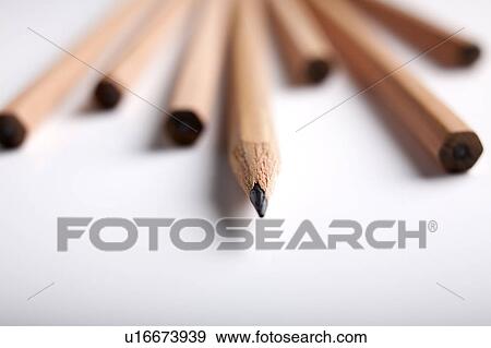 Studio shot of pencils View Large Photo Image Stock Photo - Studio shot of pencils. Fotosearch