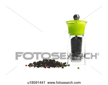 Studio shot of pepper grinder View Large Photo Image Stock Image - Studio shot of pepper grinder. Fotosearch