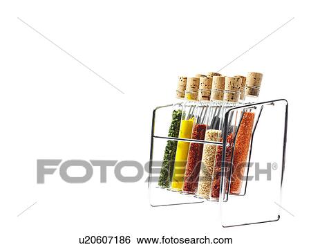 Studio shot of Spice Rack on white background View Large Photo Image Stock Photograph - Studio shot of Spice Rack on white background. Fotosearch