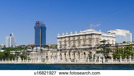 Turkey, Dolmabahce Palace View Large Photo Image Stock Photo - Turkey, Dolmabahce Palace. Fotosearch
