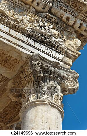 Stock Photograph - Turkey, Ephesus, Celsus Library. Fotosearch