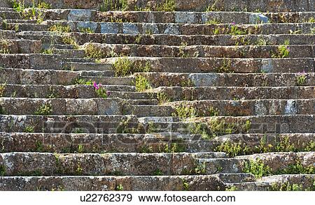 Turkey, Ephesus, Roman amphitheatre steps View Large Photo Image Stock Photo - Turkey, Ephesus, Roman amphitheatre steps. Fotosearch