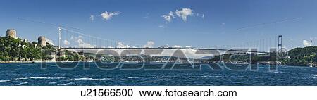 Stock Image - Turkey, Fatih Sultan Mehmet Bridge. Fotosearch