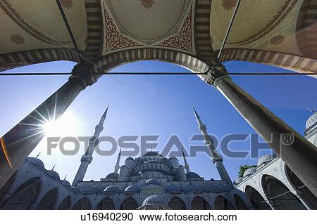 Stock Image - Turkey, Istanbul, Blue Mosque. Fotosearch