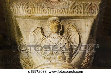 Stock Image - Turkey, Istanbul, Church of St Saviour in Chora, detail of sculpture. Fotosearch