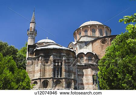 Stock Photograph - Turkey, Istanbul, Church of St Saviour in Chora. Fotosearch