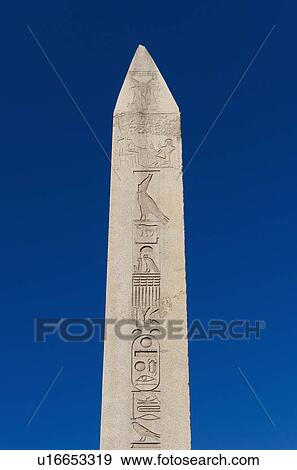 Stock Photo - Turkey, Istanbul, Egyptian obelisk. Fotosearch