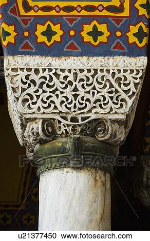 Turkey, Istanbul, Haghia Sophia Mosque column View Large Photo Image Stock Image - Turkey, Istanbul, Haghia Sophia Mosque column. Fotosearch