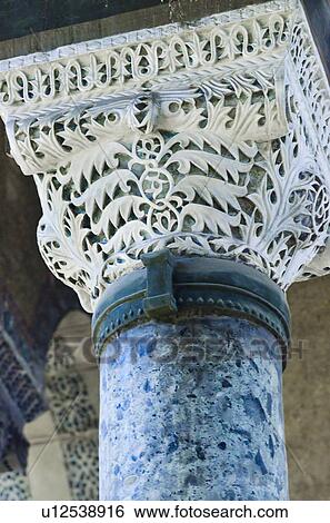 Turkey, Istanbul, Haghia Sophia Mosque column View Large Photo Image Stock Photograph - Turkey, Istanbul, Haghia Sophia Mosque column. Fotosearch