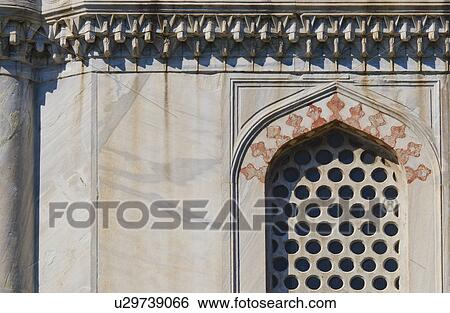Stock Photograph - Turkey, Istanbul, Haghia Sophia window detail. Fotosearch