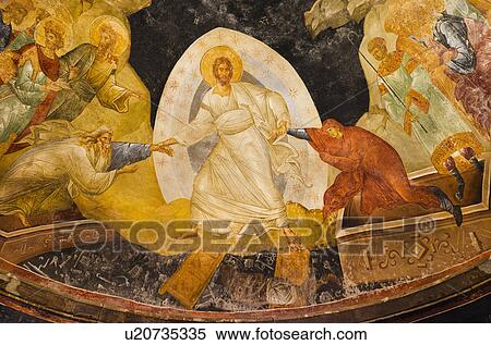 Turkey, Istanbul, Kariye Museum, Jesus Christ, fresco View Large Photo Image Stock Photography - Turkey, Istanbul, Kariye Museum, Jesus Christ, fresco. Fotosearch