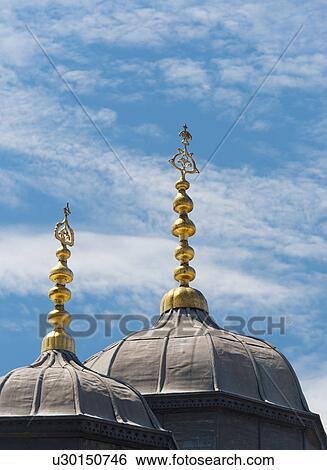 Stock Photograph - Turkey, Istanbul, Mosque detail. Fotosearch