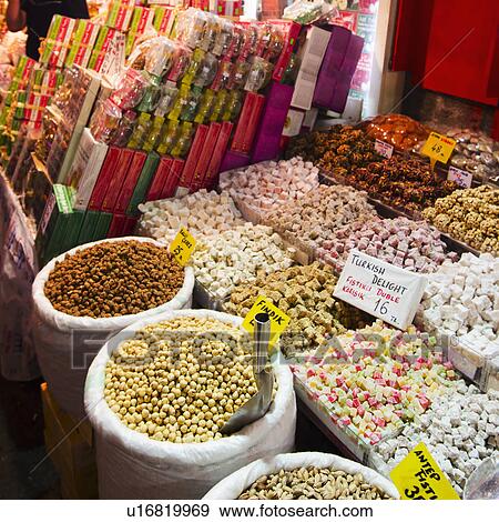 Turkey, Istanbul, Spice market View Large Photo Image Stock Photo - Turkey, Istanbul, Spice market. Fotosearch