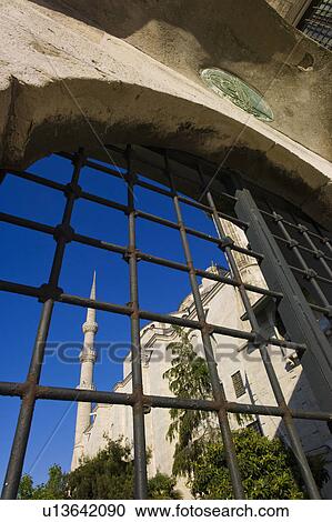 Turkey, Istanbul, Sultanahmet Mosque gate View Large Photo Image Stock Image - Turkey, Istanbul, Sultanahmet Mosque gate. Fotosearch