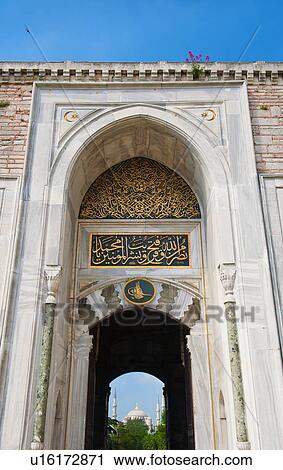 Stock Image - Turkey, Istanbul, Sultanahmet Mosque. Fotosearch
