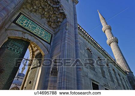 Turkey, Istanbul, Sultanahmet Mosque View Large Photo Image Stock Photo - Turkey, Istanbul, Sultanahmet Mosque. Fotosearch
