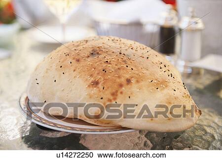 Stock Image - Turkey, Istanbul, Turkish Lavash bread. Fotosearch