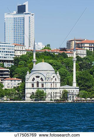 Stock Photo - Turkey, Ortakoy Mosque. Fotosearch
