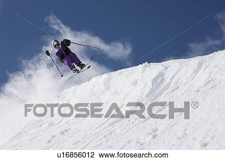 USA, Colorado, Telluride, Downhill skiing View Large Photo Image Stock Image - USA, Colorado, Telluride, Downhill skiing. Fotosearch