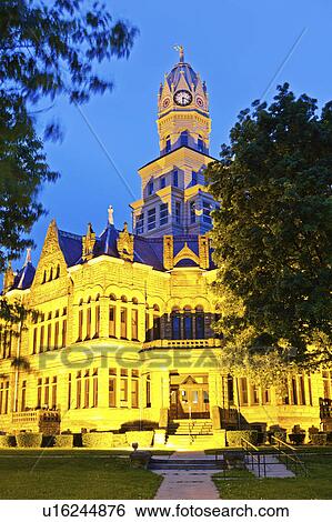 USA, Illinois, Paris, Historic courthouse View Large Photo Image Stock Photograph - USA, Illinois, Paris, Historic courthouse. Fotosearch