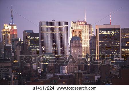 Picture - USA, New York State, New York City, City Skylines. Fotosearch