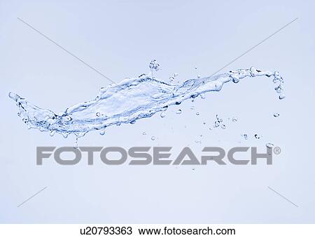 Stock Image - Water splash. Fotosearch