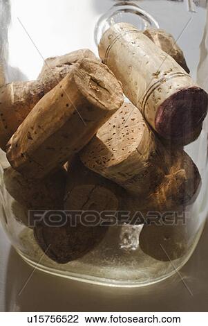Wine corks in glass jar View Large Photo Image Stock Image - Wine corks in glass jar. Fotosearch