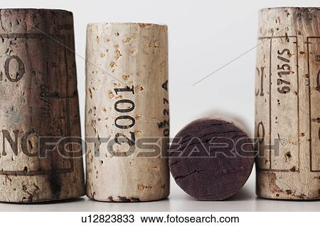 Wine corks with dates View Large Photo Image Stock Image - Wine corks with dates. Fotosearch