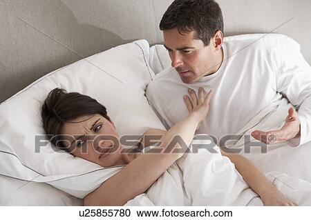 Couple With Problems Having Disagreement In Bed View Large Photo Image Stock Image - Couple With Problems Having Disagreement In Bed. Fotosearch