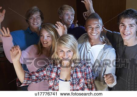 Group Of Teenage Friends Dancing And Drinking Alcohol View Large Photo Image Stock Image - Group Of Teenage Friends Dancing And Drinking Alcohol. Fotosearch