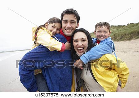 Happy family on beach View Large Photo Image Stock Photography - Happy family on beach. Fotosearch