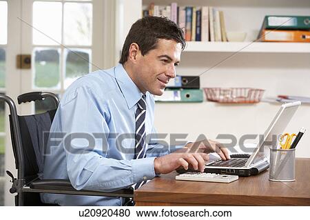 Man Working From Home Using Laptop View Large Photo Image Stock Image - Man Working From Home Using Laptop. Fotosearch