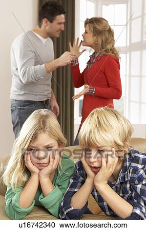 Parents Having Argument At Home In Front Of Children View Large Photo Image Stock Image - Parents Having Argument At Home In Front Of Children. Fotosearch