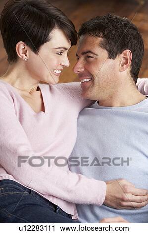 Portrait Of Romantic Young Couple View Large Photo Image Stock Image - Portrait Of Romantic Young Couple. Fotosearch
