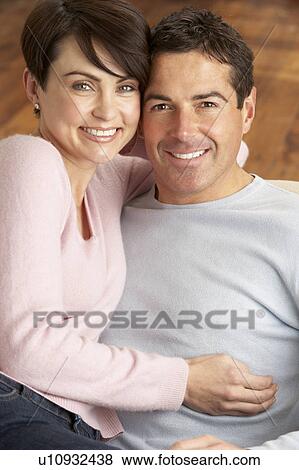 Portrait Of Romantic Young Couple View Large Photo Image Stock Photo - Portrait Of Romantic Young Couple. Fotosearch