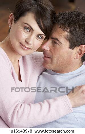 Portrait Of Romantic Young Couple View Large Photo Image Stock Photo - Portrait Of Romantic Young Couple. Fotosearch