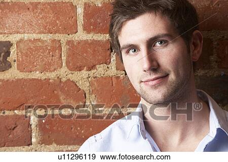 Portrait of young man View Large Photo Image Stock Photo - Portrait of young man. Fotosearch