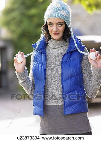 Picture - Portrait of young woman. Fotosearch