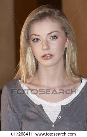Portrait of young woman View Large Photo Image Stock Image - Portrait of young woman. Fotosearch