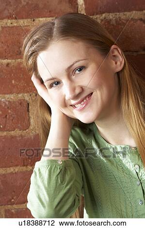 Portrait of young woman View Large Photo Image Stock Image - Portrait of young woman. Fotosearch