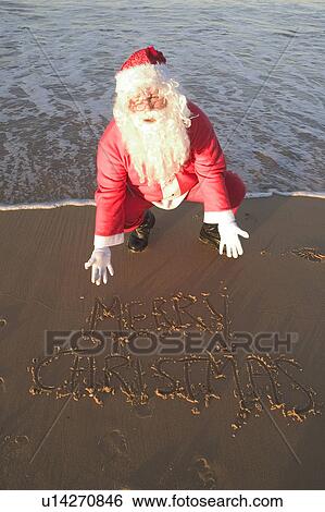 Stock Photograph - A summer christmas. Fotosearch