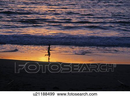Stock Photo - Afternoon jogger. Fotosearch