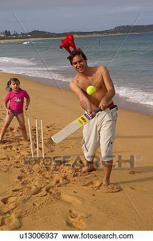 Beach cricket View Large Photo Image Stock Photo - Beach cricket. Fotosearch