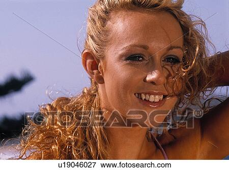 Beach girl View Large Photo Image Stock Photo - Beach girl. Fotosearch
