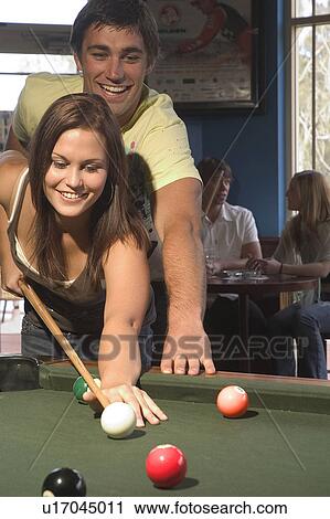 Stock Image - Billiards. Fotosearch