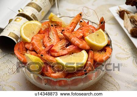 Bowl of prawns View Large Photo Image Stock Image - Bowl of prawns. Fotosearch