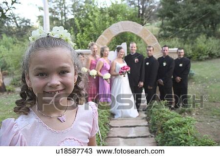 Stock Image - Bridal party. Fotosearch