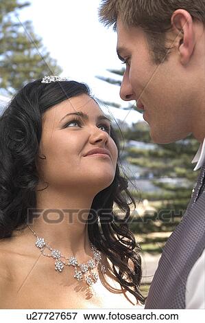 Bride and Groom View Large Photo Image Stock Photo - Bride and Groom. Fotosearch