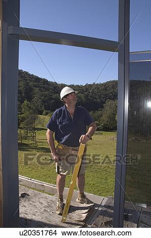 Builder View Large Photo Image Picture - Builder. Fotosearch